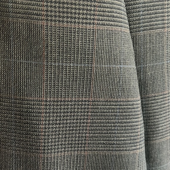 Jos A Banks Wool blazer plaid brown size 52R - Picture 2 of 3